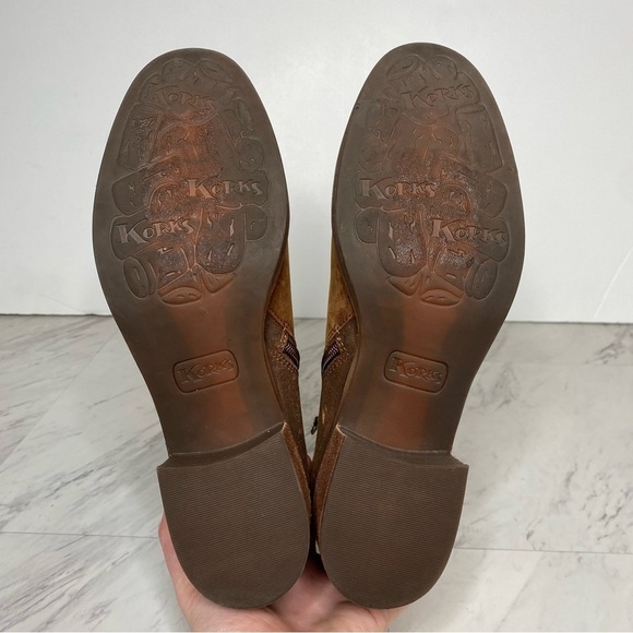 Korks Sonya Brown Leather Bootie 9 1/2 - Picture 14 of 15